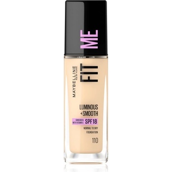 Maybelline Přirozený make-up FIT me SPF18 110 Porcelain Light 30 ml