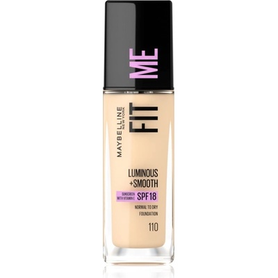 Maybelline Přirozený make-up FIT me SPF18 110 Porcelain Light 30 ml