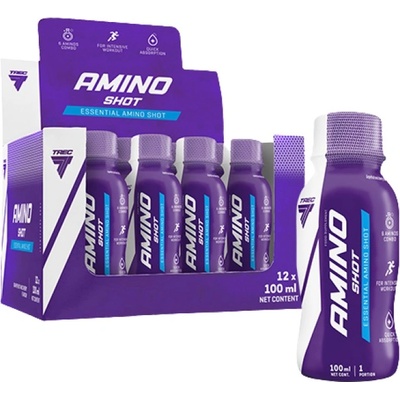 Trec Nutrition Amino Shot | EAA - Essential Amino Acids [12 x 100 мл] Грейпфрут с череша