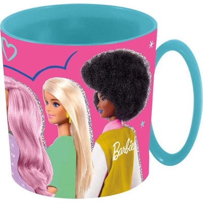 Colzani hrnek s uchem Barbie 390 ml růžová