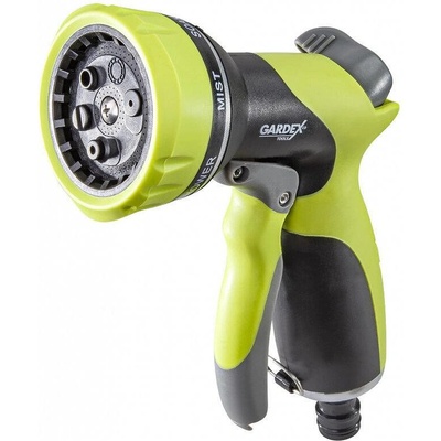 Gardex Tools Пистолет поливен luxe с 2-компонентен корпус, 6 функции gx (405000r)