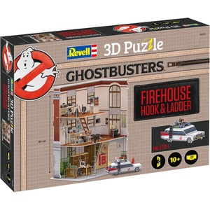 Revell 3D Пъзел Revell от 158 части - Пожарна станция, Ловци на духове (00223)