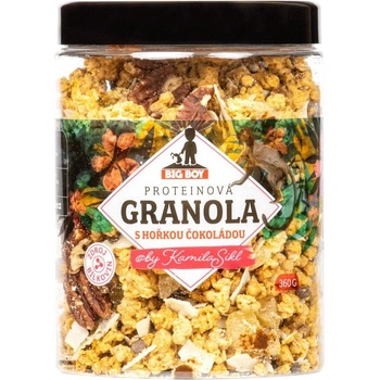 Big Boy Proteinová granola by @kamilasikl s hořkou čokoládou 360 g