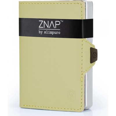 Slimpuro ZNAP Slim Wallet 12 kariet priehradka na mince ochrana RFID ZNAPmossNickle12