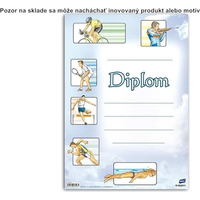 Diplom A4 šport