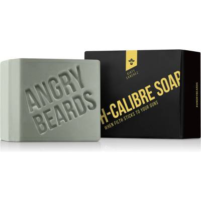 Angry Beards H-Calibre Soap Dirty Sanchez tuhé mýdlo na ruce 100 g