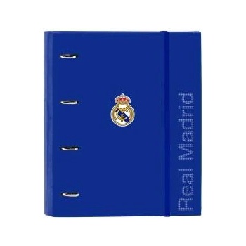 Real Madrid C. F Папка с пръстени Real Madrid C. F. Син 27 x 32 x 3.5 cm