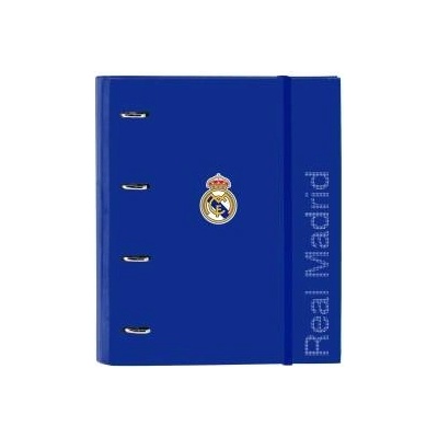 Real Madrid C. F Папка с пръстени Real Madrid C. F. Син 27 x 32 x 3.5 cm