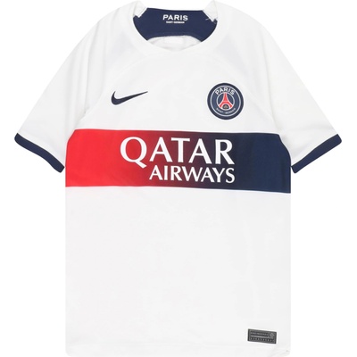 NIKE Функционална тениска 'Paris Saint-Germain 23-24' бяло, размер 164