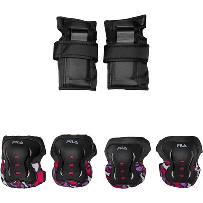 Fila Skates Комплект протектори Fila Skates Fp Junior G 60750972 Black/Pink (Fp Junior G 60750972)