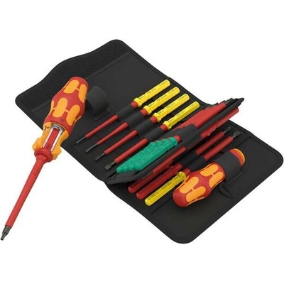 Wera 006619 Rukojeť s ráčnou Kraftform Kompakt VDE 17 RA Imperial 1 a výměnnými čepelemi (Sada 17 dílů)