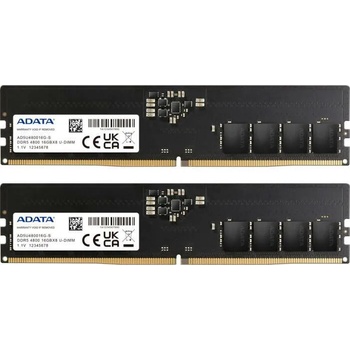 Image 1 of ADATA 64GB (2x32GB) DDR5 4800MHz AD5U480032G-DT