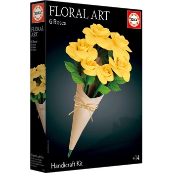 Educa 3D пъзел Educa - Жълти рози (EDU20422)