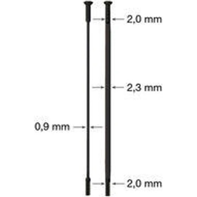 Drôt Sapim CX Ray 2-2,3/0,9-2 / 308 mm