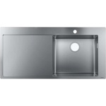Hansgrohe - Мивка за кухня S715-F450 за вграждане, неръждаема стомана 43306800 (43306800) Мивка за вграждане