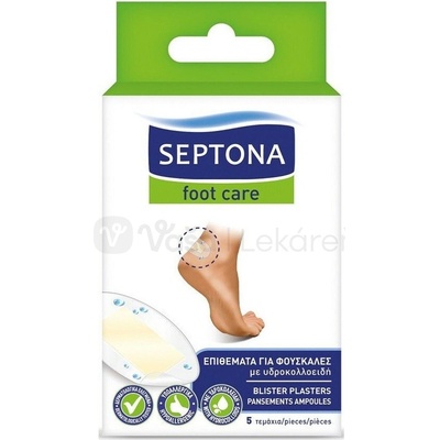 Septona Náplasť na pľuzgiere 5 náplastí