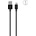 Puro elektrik Puro White USB-A USB-C кабел 1 м - черен (PWCUSBCBLK)