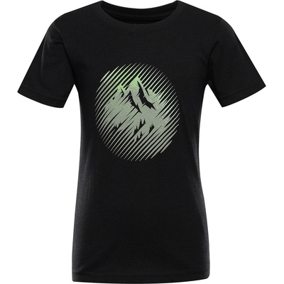 Alpine Pro Детска бързосъхнеща тениска с cool-dry ALPINE PRO DALLO 3 black вариант pb ALPINE PRO | Cheren | Момчешки | 104/110