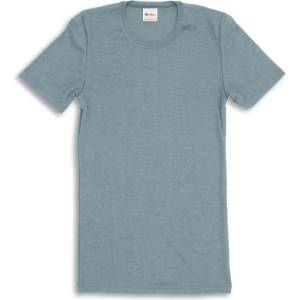 Engel Мъжко копринено термобельо Engel Shirt S/S Merino base layer - Bergblau - размер 54/56 (EU) (014-0746-0713)