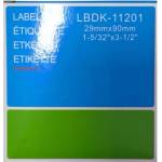 NEOMAX ЛЕНТА ЗА ЕТИКЕТНИ ПРИНТЕРИ BROTHER ТИП QL - STANDARD ADDRESS LABEL - 29 mm x 90 mm x 400 - DK11201 (DK-11201) - PN LB-11201 - NEOMAX (300BRADK11201N)