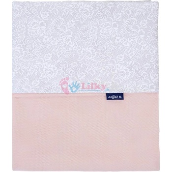 Womar Detská deka Velvet sivo lososová