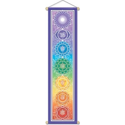Čakrový nástenný banner 120cm