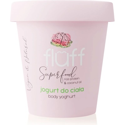 Fluff Superfood Watermelon йогурт за тяло Rice Protein & Coconut Oil 180ml