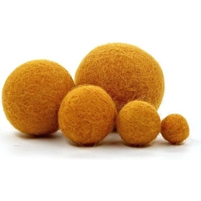 MMboutique Plstěná kulička vel.XS 087-Gold