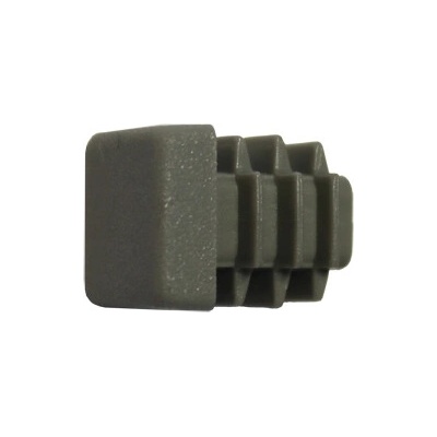 neuvedená Záslepka - šedá PVC, 12x12mm