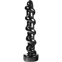 Dark Crystal DC24 Florian čierne vinylové dildo 34 x 5 cm