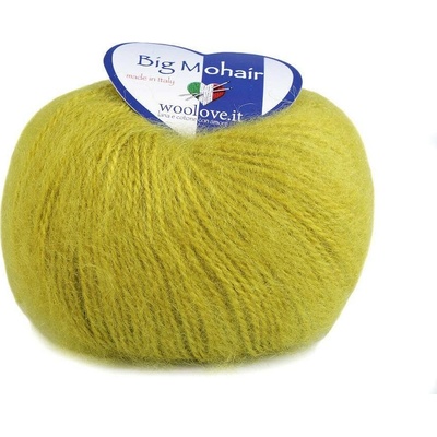 Pletací příze Big Mohair 25 g Varianta: 6 (462) zelená chartreuse, Balení: 1 ks 42299/80186/191854