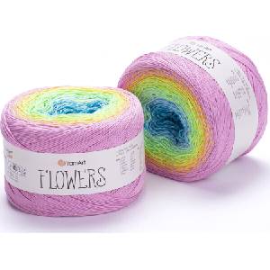 YARNART Flowers 312 Плетива прежда (Flowers 312)