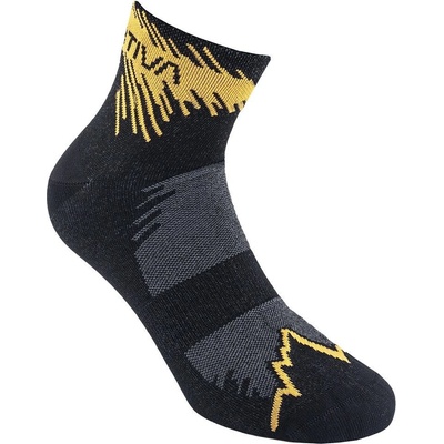 La Sportiva Fast Running Socks Black/Yellow