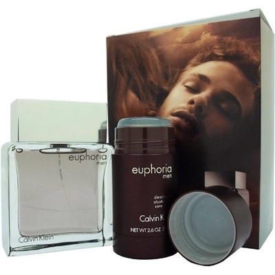 Calvin Klein Euphoria Man EDT 100 ml + deostick 75 g dárková sada