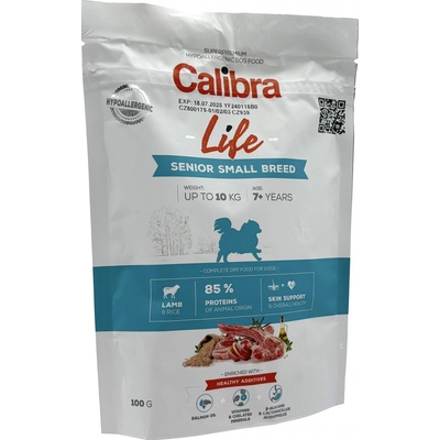 Calibra Dog Life Senior Small Breed Lamb 0,1 kg