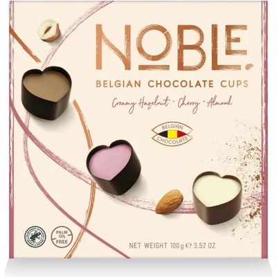 Noble Belgická srdíčka s náplní 44 g