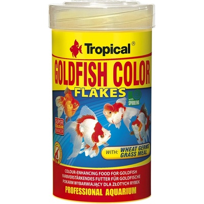 Tropical Златна рибка цветни флейки 250мл/50г