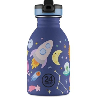 24 Bottles Nerezová dětská láhev Space Friends 250 ml