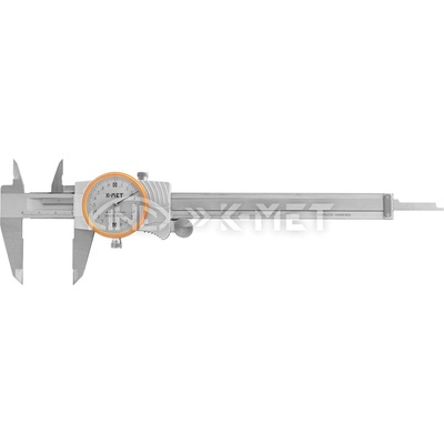 K-MET Шублер с индикаторен часовник k-met 6013-02-200 - 200 мм, 0.02 мм (6013-02-200)