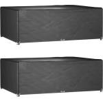 vidaXL Калъф за градинска мебел 2 бр 12 капси 240x180x80см правоъгълни (3155356)