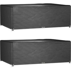 vidaXL Калъф за градинска мебел 2 бр 12 капси 240x180x80см правоъгълни (3155356)