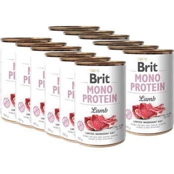 Brit моно протеин агне 12x400г