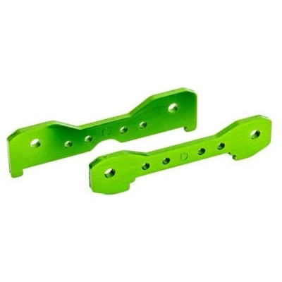 Traxxas алуминиева зелено анодизирана скоба за задни рамена