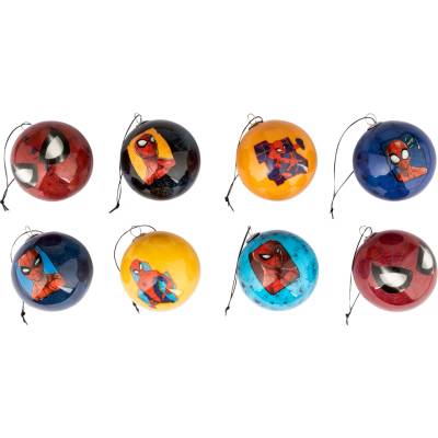 Disney Vianočné gule, 8-dielne. (Spider-Man) (100368585)