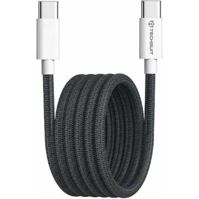 Techsuit PCB114D USB-C na USB-C PD60W 1m černý