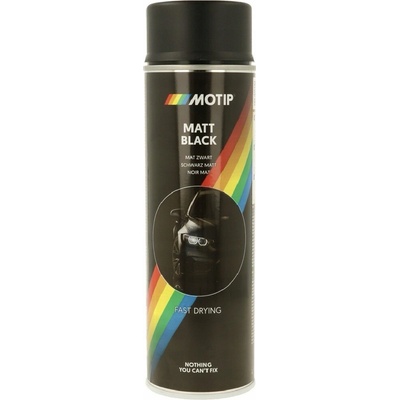 MOTIP akrylový lak čierny matný 500ml sprej