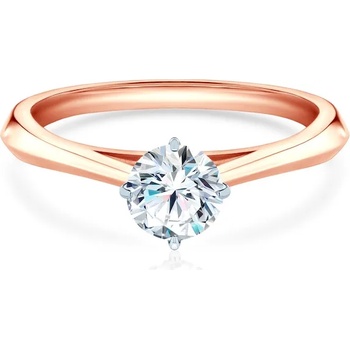 Image 1 of SAVICKI Годежен пръстен The Light: двуцветно злато, с диамант