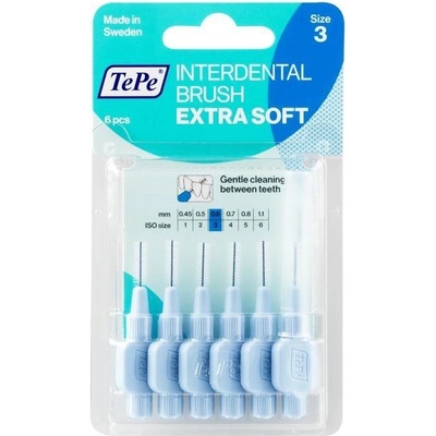 TePe Extra Soft mezizubní kartáčky 0,6 mm 6 ks