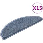 vidaXL Самозалепващи стелки за стълби вид сизал 15 бр 65x21x4 см сини - mystock - 196,35 лв