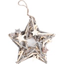Vianočná drevená hviezda Whitewood 25 cm